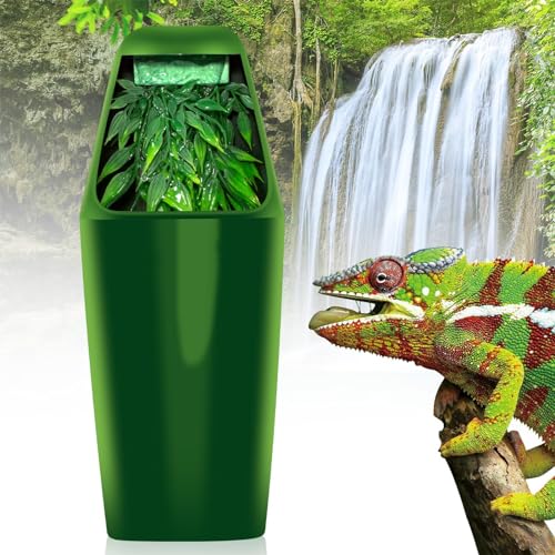 Reptilien-Wasserspender, 3-stufige Wassermengeneinstellung, 27oz Automatischer Chamäleon-Trinkbrunnen mit Dual-Filtrationssystem, geringer Energieverbrauch für Bartagamen, Leguan, Frosch, Gecko Reptilien-Wasserspender, 3-stufige Wassermengeneinstellung, 27oz Automatischer Chamäleon-Trinkbrunnen mit Dual-Filtrationssystem, geringer Energieverbrauch für Bartagamen, Leguan, Frosch, Gecko von TiLeze