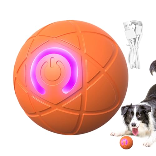 Dog Active Rolling Ball, Dog Teasing Interactive Rechargeable, Moving & Vibating Dogs Toy Ball, Smart Automatic Rolling Balls, Interactive Pet Toys for Small, Medium Dogs & Cats Dog Active Rolling Ball, Dog Teasing Interactive Rechargeable, Moving & Vibating Dogs Toy Ball, Smart Automatic Rolling Balls, Interactive Pet Toys for Small, Medium Dogs & Cats von Tiajingzi