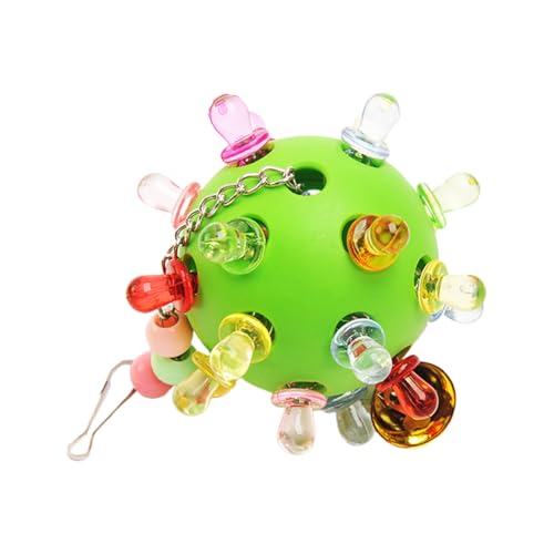 Tiajingzi Papageienspielzeug für mittlere Vögel, Vogelkauspielzeug,Planet Design Buntes Kauspielzeug | Cage Accessoires Training Relief Langeweile Forager Ball für Spielplatz & Wellensittiche von Tiajingzi