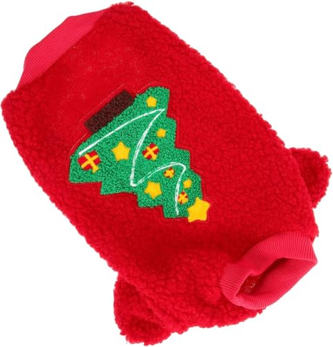Hundekleidung, Haustier-Weihnachtskostüme, warme Kleidung, Weihnachtskleidung aus Baumwolle, für kleine, mittelgroße Hunde (L) von TianqqYongyong