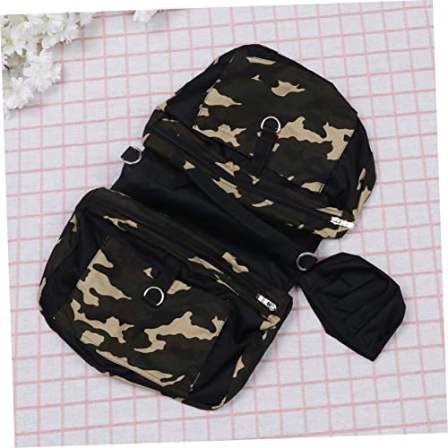TianqqYongyong Hundesatteltasche, Hundegeschirr-Rucksack, Hunderucksack, für kleine und mittelgroße Hunde von TianqqYongyong