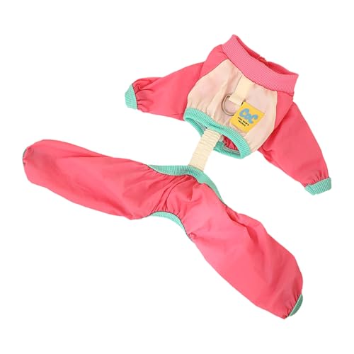 TiaoBug 4-Bein-Hundebody mit Leinenhaken Atmungsaktive Schmutzabweisende Kleidung für Kleine Mittelgroße Hunde Hot Pink M TiaoBug 4-Bein-Hundebody mit Leinenhaken Atmungsaktive Schmutzabweisende Kleidung für Kleine Mittelgroße Hunde Hot Pink M von TiaoBug