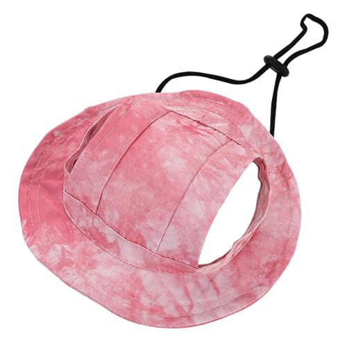TiaoBug Anpassbare Sonnenschutzmütze für Hunde Katzen mit Ohrlöchern UV-Schutzpet-Kappe für Outdoor Fotos Rosa M TiaoBug Anpassbare Sonnenschutzmütze für Hunde Katzen mit Ohrlöchern UV-Schutzpet-Kappe für Outdoor Fotos Rosa M von TiaoBug