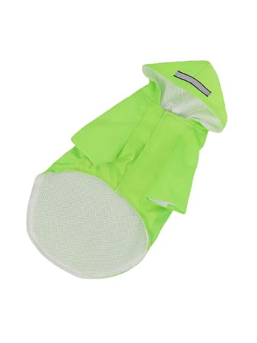 TiaoBug Atmungsaktive Regenjacke für Hunde mit Kapuze Wasserdichtes Mesh-Hundemantel mit verstellbaren Verschlüssen Grün XL TiaoBug Atmungsaktive Regenjacke für Hunde mit Kapuze Wasserdichtes Mesh-Hundemantel mit verstellbaren Verschlüssen Grün XL von TiaoBug