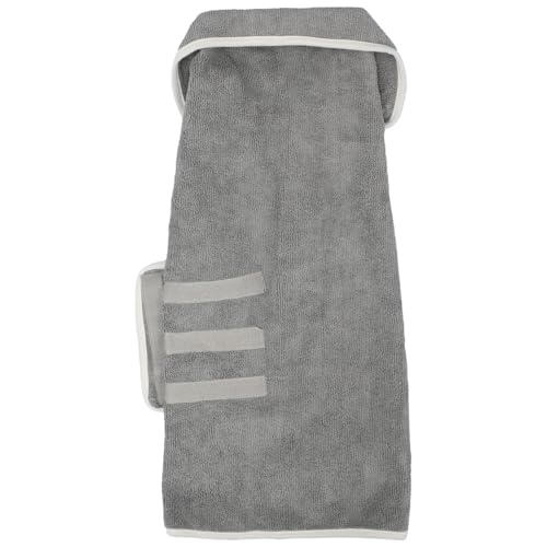 TiaoBug Bademantel für Hunde Super saugfähig Haustier Trockenmantel Verstellbarer Kragen Hund Katze Bademantel Handtuch Grau-A-XL XS-XL TiaoBug Bademantel für Hunde Super saugfähig Haustier Trockenmantel Verstellbarer Kragen Hund Katze Bademantel Handtuch Grau-A-XL XS-XL von TiaoBug