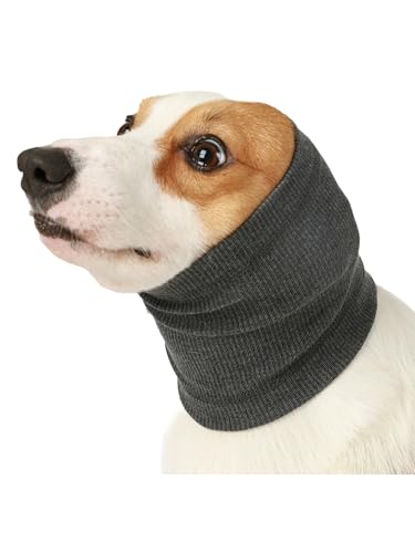 TiaoBug Beruhigende Hundekappe mit Ohrenschutz Angstlindernde für Lärm Stressschutz Kopfhöhle für Hunde Grau A S TiaoBug Beruhigende Hundekappe mit Ohrenschutz Angstlindernde für Lärm Stressschutz Kopfhöhle für Hunde Grau A S von TiaoBug