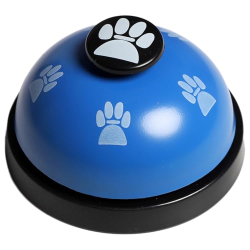 TiaoBug Haustier Trainingsglocken Hundeklingel Katzenklingel großem Knopf und Katzenpfotenmuster Hund Türklingeln Blau One Size TiaoBug Haustier Trainingsglocken Hundeklingel Katzenklingel großem Knopf und Katzenpfotenmuster Hund Türklingeln Blau One Size von TiaoBug