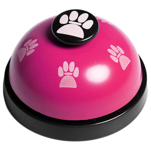 TiaoBug Haustier Trainingsglocken Hundeklingel Katzenklingel großem Knopf und Katzenpfotenmuster Hund Türklingeln Hot Pink One Size TiaoBug Haustier Trainingsglocken Hundeklingel Katzenklingel großem Knopf und Katzenpfotenmuster Hund Türklingeln Hot Pink One Size von TiaoBug