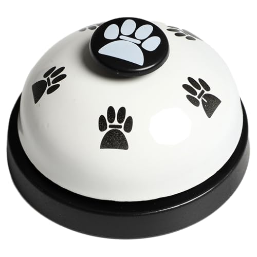 TiaoBug Haustier Trainingsglocken Hundeklingel Katzenklingel großem Knopf und Katzenpfotenmuster Hund Türklingeln Weiß One Size TiaoBug Haustier Trainingsglocken Hundeklingel Katzenklingel großem Knopf und Katzenpfotenmuster Hund Türklingeln Weiß One Size von TiaoBug