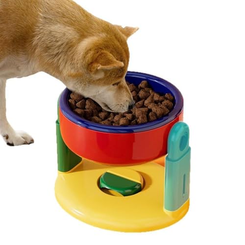 TiaoBug Höhenverstellbarer Hundenapf mit Saugnapf rutschfeste erhöhte Futter Wasserschale für Hunde/Katzen Rot One Size TiaoBug Höhenverstellbarer Hundenapf mit Saugnapf rutschfeste erhöhte Futter Wasserschale für Hunde/Katzen Rot One Size von TiaoBug