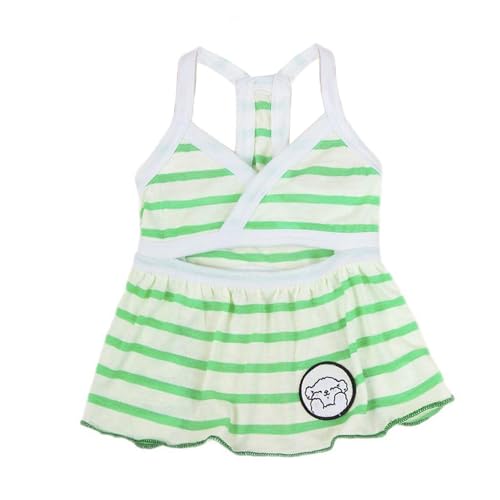 TiaoBug Hunde-Bikini Kostüm niedlich Sommerkleidung für weibliche Hunde Strand-Badeoutfit Grün L TiaoBug Hunde-Bikini Kostüm niedlich Sommerkleidung für weibliche Hunde Strand-Badeoutfit Grün L von TiaoBug