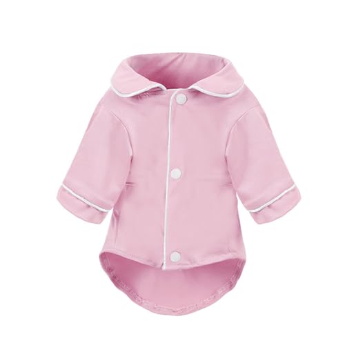 TiaoBug Hunde Katzenpyjama Atmungsaktive Schlafbekleidung für Haustiere Bequemer Schlafanzug für täglichen Komfort Rosa M TiaoBug Hunde Katzenpyjama Atmungsaktive Schlafbekleidung für Haustiere Bequemer Schlafanzug für täglichen Komfort Rosa M von TiaoBug
