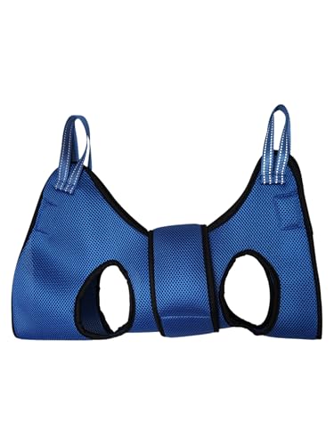 TiaoBug Hunde-Pflege-Hängematte Atmungsaktive Katzen-Tragesling mit S-Haken für Nagelpflege Tierarztbesuche Blau S TiaoBug Hunde-Pflege-Hängematte Atmungsaktive Katzen-Tragesling mit S-Haken für Nagelpflege Tierarztbesuche Blau S von TiaoBug