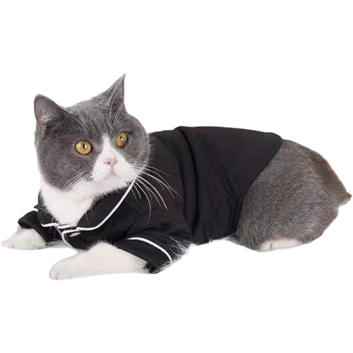 TiaoBug Hunde-Pyjama Frühling und Sommer Haustierkleidung für kleine Hunde Welpenkleidung Katzen-Schlafanzug Schwarz M TiaoBug Hunde-Pyjama Frühling und Sommer Haustierkleidung für kleine Hunde Welpenkleidung Katzen-Schlafanzug Schwarz M von TiaoBug