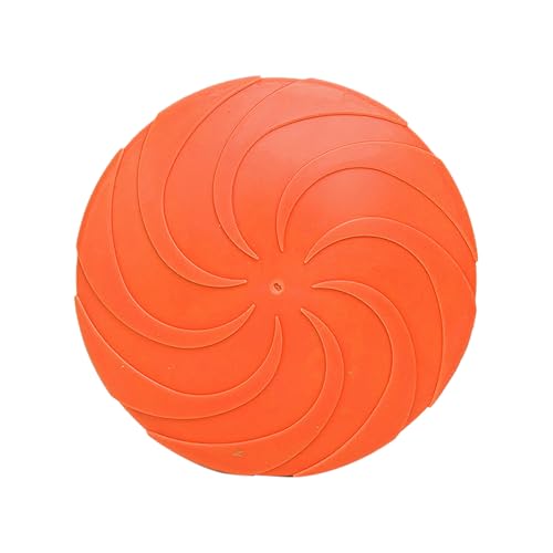 TiaoBug Hundefrisbees Hundespielzeug Haustier fliegenden Untertasse für Hundetraining Werfen Fangen und Spielen Orange 21.5cm TiaoBug Hundefrisbees Hundespielzeug Haustier fliegenden Untertasse für Hundetraining Werfen Fangen und Spielen Orange 21.5cm von TiaoBug