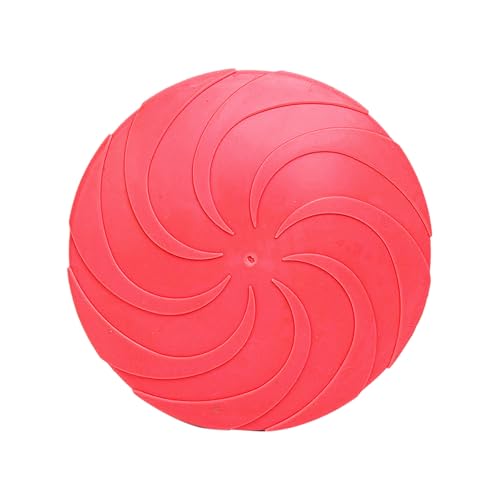 TiaoBug Hundefrisbees Hundespielzeug Haustier fliegenden Untertasse für Hundetraining Werfen Fangen und Spielen Rot 21.5cm TiaoBug Hundefrisbees Hundespielzeug Haustier fliegenden Untertasse für Hundetraining Werfen Fangen und Spielen Rot 21.5cm von TiaoBug