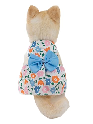 TiaoBug Hundekleid für Hunde Welpen Prinzessin Sommer Kleidung atmungsaktive Katzenkleid für Chihuahua Yorkie Blau M TiaoBug Hundekleid für Hunde Welpen Prinzessin Sommer Kleidung atmungsaktive Katzenkleid für Chihuahua Yorkie Blau M von TiaoBug