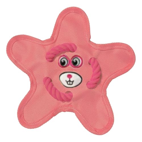 TiaoBug Interaktives Hundespielzeug Hunde Zähne Zahntraining Spielzeug Für Kleine mittelgroßen Hund Rosa One Size von TiaoBug
