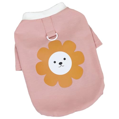TiaoBug Leichtes Kühl Shirt für Hunde Sonnenschutz-Top mit D-Ring atmungsaktive Sommerkleidung für mittelgroße Hunde Rosa XL TiaoBug Leichtes Kühl Shirt für Hunde Sonnenschutz-Top mit D-Ring atmungsaktive Sommerkleidung für mittelgroße Hunde Rosa XL von TiaoBug