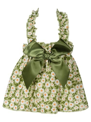TiaoBug Prinzessinnen Hundekleid mit Blumenprint für Katzen und Hunde Hochzeit Party Luxus Haustierkleidung Grün L TiaoBug Prinzessinnen Hundekleid mit Blumenprint für Katzen und Hunde Hochzeit Party Luxus Haustierkleidung Grün L von TiaoBug