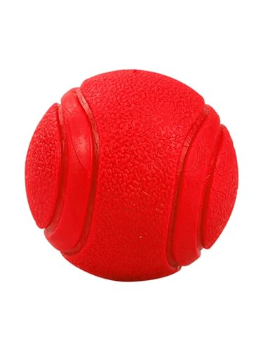 TiaoBug Robuster Gummiball für Hunde Unzerstörbarer Kausicher Tennisball für Starke Kauer Spielzeug für Aggressive Hunde Rot S TiaoBug Robuster Gummiball für Hunde Unzerstörbarer Kausicher Tennisball für Starke Kauer Spielzeug für Aggressive Hunde Rot S von TiaoBug