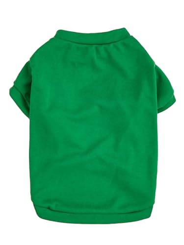 TiaoBug Sommer-Hunde-Shirts für Kleine Hunde Atmungsaktive T-Shirts Welpen Kleidung Haustier Katzen Kurze Ärmel Tank Top Grün L TiaoBug Sommer-Hunde-Shirts für Kleine Hunde Atmungsaktive T-Shirts Welpen Kleidung Haustier Katzen Kurze Ärmel Tank Top Grün L von TiaoBug
