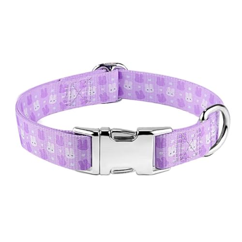 TiaoBug Sommer Hundehalsband Komfortable Halsband für Jungen und Mädchen Hunde HundeHalsband für Welpen Kleine Violett XS TiaoBug Sommer Hundehalsband Komfortable Halsband für Jungen und Mädchen Hunde HundeHalsband für Welpen Kleine Violett XS von TiaoBug