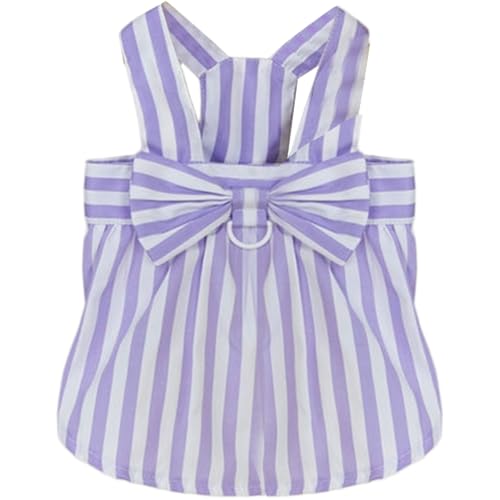 TiaoBug Süßes Hundekleid mit Fliege D-Ring Prinzessinnen-Outfit für Sommer Geburtstagspartys Violett L TiaoBug Süßes Hundekleid mit Fliege D-Ring Prinzessinnen-Outfit für Sommer Geburtstagspartys Violett L von TiaoBug