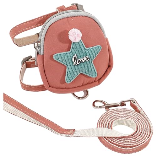 TiaoBug Trage-Rucksack für Hunde/Katzen mit Leine Outdoor-Backpack für kleine Hunde & Welpen Ideal für Wandern Reisen Rosa L TiaoBug Trage-Rucksack für Hunde/Katzen mit Leine Outdoor-Backpack für kleine Hunde & Welpen Ideal für Wandern Reisen Rosa L von TiaoBug
