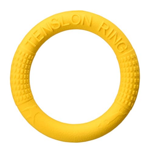 Tiardey Hunde-Fitness-Ring, Hundebeißring, Hundetrainingsring, Trainingsgerät für Hunde im Freien, Trainingsring für kleine, mittelgroße und große Hunde (Gelb Tiardey Hunde-Fitness-Ring, Hundebeißring, Hundetrainingsring, Trainingsgerät für Hunde im Freien, Trainingsring für kleine, mittelgroße und große Hunde (Gelb von Tiardey