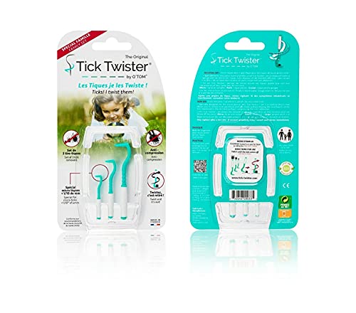 Tick Twister® Set mit 3 Größen von Zeckenhaken (Zeckenzange) mit Aufbewahrungsbox - Effektive Zeckenpinzette für Hunde, Katzen, Pferde und Menschen - Original Zeckenentferner von Tick Twister