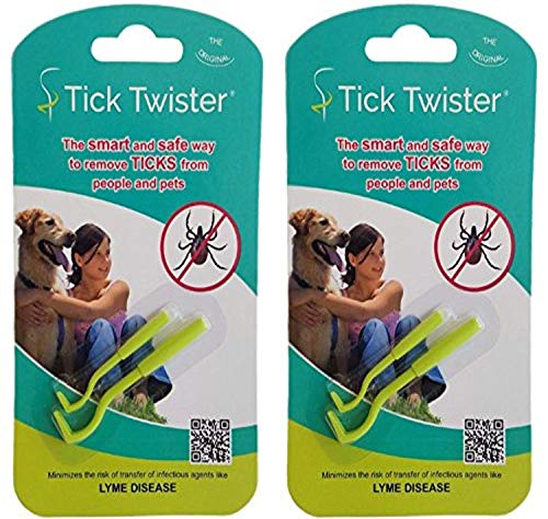Tick Twister Zeckenentferner-Set mit Kleiner und großer Zeckenspirale, Zwei Sets, Two Sets, grün Tick Twister Zeckenentferner-Set mit Kleiner und großer Zeckenspirale, Zwei Sets, Two Sets, grün von Tick Twister