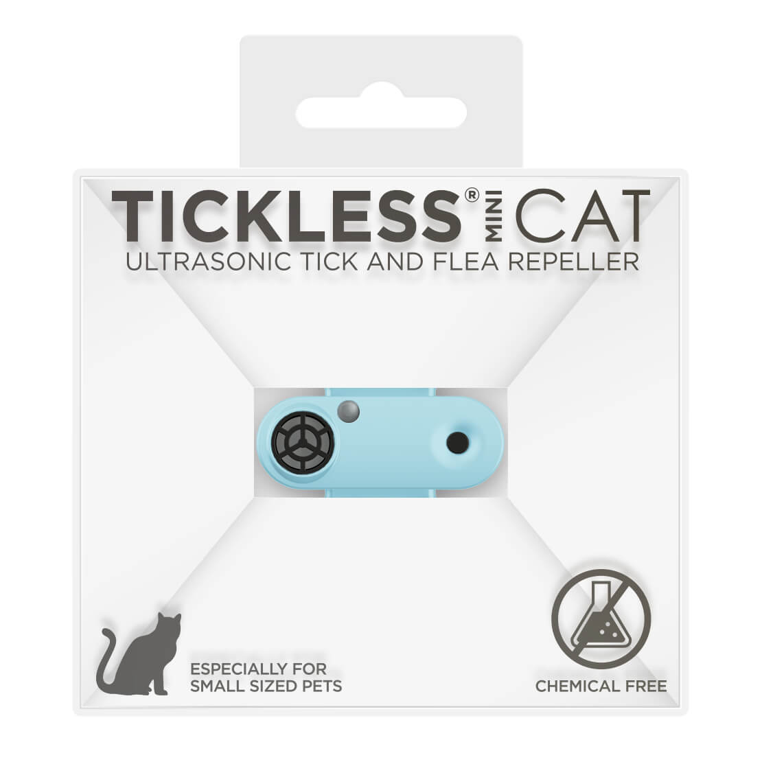 TickLess Cat MINI Pet Ultraschallgerät - Babyblau von Tickless