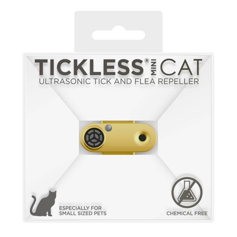 TickLess Cat MINI Pet Ultraschallgerät - Gold TickLess Cat MINI Pet Ultraschallgerät - Gold von Tickless