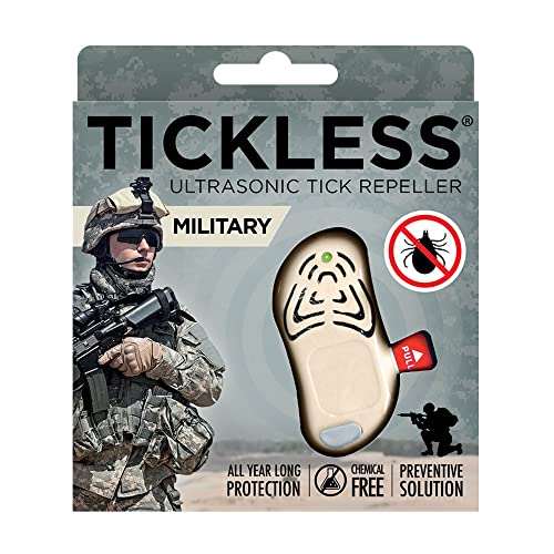 Tickless Military Ultraschall Zeckenabwehr für jedes Alter – Beige Tickless Military Ultraschall Zeckenabwehr für jedes Alter – Beige von Tickless