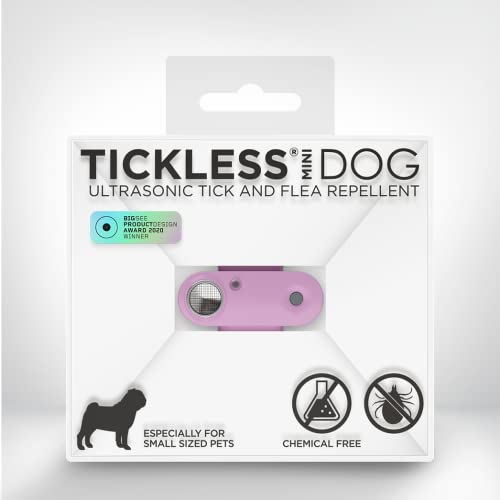 Tickless Mini Dog - chemikalienfreies, natürliches Floh- und Zeckenschutzmittel mit Ultraschall für Hunde - Orgel lila von Tickless