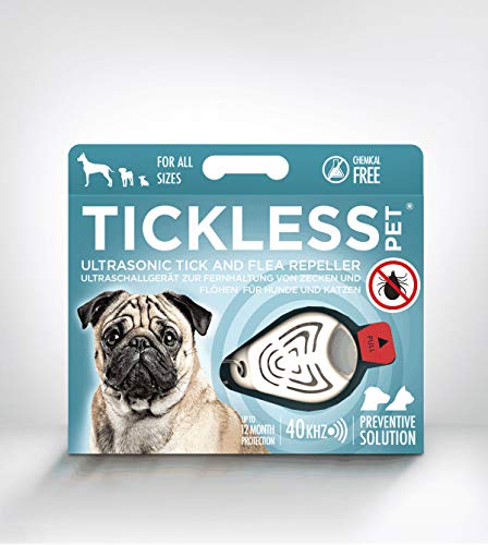Tickless Pet - Ultraschallgerät gegen Zecken und Flöhe für Haustiere - Beige Tickless Pet - Ultraschallgerät gegen Zecken und Flöhe für Haustiere - Beige von Tickless