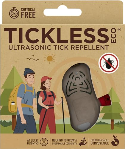 Tickless Eco Anti-Zecken- und Anti-Floh-Mittel für People Brown von Tickless