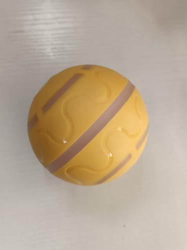 Nteractive Hundespielzeug, Ball, Haustierball für mittelgroße und große Hunde zum Spielen (Gelb) von Tidjani