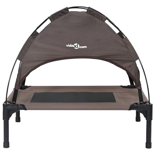 Tidyard Erhöhtes Hundebett Braun Metall 76 x 62 x 70,5 cm Kühlendes Haustierbett Hundesofa für Haus Garten Camping Tidyard Erhöhtes Hundebett Braun Metall 76 x 62 x 70,5 cm Kühlendes Haustierbett Hundesofa für Haus Garten Camping von Tidyard