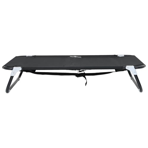 Tidyard Faltbares Hundebett Schwarz ML Oxford Stoff und Stahl Kühlendes Haustierbett Hundesofa für Haus Garten Camping Tidyard Faltbares Hundebett Schwarz ML Oxford Stoff und Stahl Kühlendes Haustierbett Hundesofa für Haus Garten Camping von Tidyard