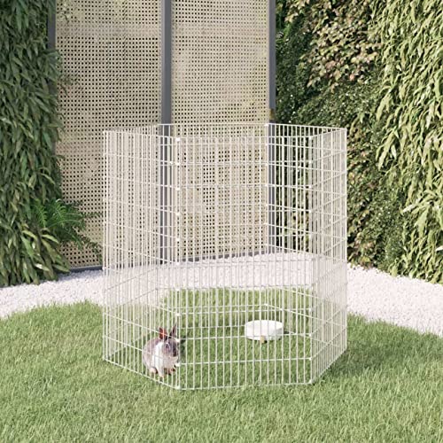Tidyard Kaninchenstall Hasenstall Kaninchenkäfig Hasenkäfig Kleintierkäfig Verzinktes Eisen 6 Paneele 54x100 cm Tidyard Kaninchenstall Hasenstall Kaninchenkäfig Hasenkäfig Kleintierkäfig Verzinktes Eisen 6 Paneele 54x100 cm von Tidyard