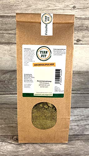 TierFit Brokkolipulver 500g Hundefutter, Ergänzungsfutter TierFit Brokkolipulver 500g Hundefutter, Ergänzungsfutter von TierFit