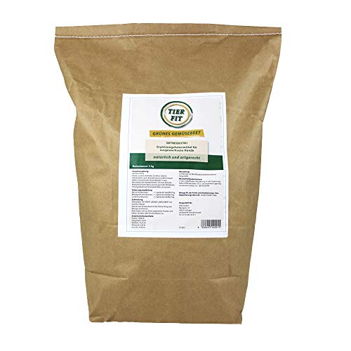 TierFit Grünes Gemüsebeet getrocknet 5 kg Gemüseflocken Kräutermischung zur Fleischfütterung glutenfrei Hundefutter Barf TierFit Grünes Gemüsebeet getrocknet 5 kg Gemüseflocken Kräutermischung zur Fleischfütterung glutenfrei Hundefutter Barf von TierFit