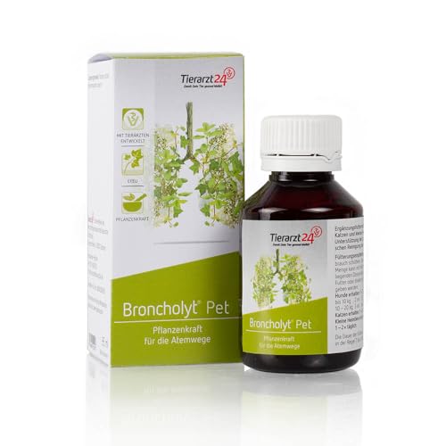 Tierarzt24 Broncholyt Pet 85ml Ergänzungsfuttermittel für Hunde, Katzen und kleine Heimtiere Tierarzt24 Broncholyt Pet 85ml Ergänzungsfuttermittel für Hunde, Katzen und kleine Heimtiere von Tierarzt24