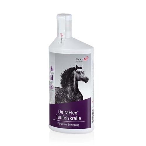 Tierarzt24 DeltaFlex Teufelskralle unterstützt die Gelenkfunktion von Pferden - 1 Liter Tierarzt24 DeltaFlex Teufelskralle unterstützt die Gelenkfunktion von Pferden - 1 Liter von Tierarzt24