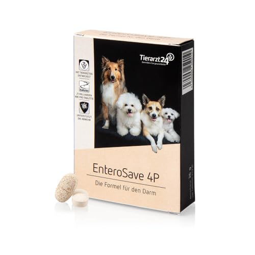 Tierarzt24 EnteroSave 4P 30 Tabletten für Hunde Tierarzt24 EnteroSave 4P 30 Tabletten für Hunde von Tierarzt24