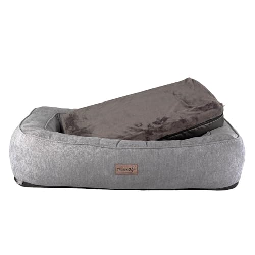 Tierarzt24 Hundebett WARM & COOL DALOA besitzt EIN parktisches Wendekissen. Orthopädisch - Gr. XL von Tierarzt24