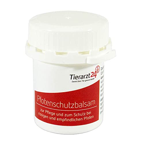 Tierarzt24 PFOTENSCHUTZBALSAM für rissige und empfindliche Hundepfoten - 30 ml von Tierarzt24