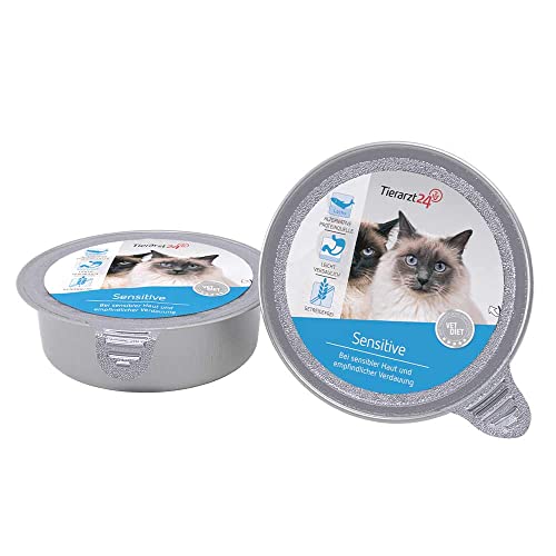 Tierarzt24 Vet Diet Sensitive Nassfutter für Katzen 12x 85 g von Tierarzt24
